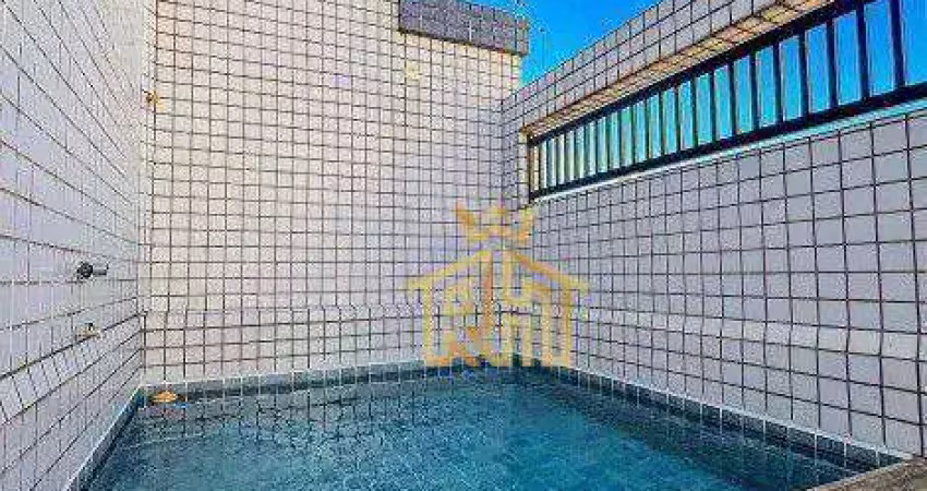 Cobertura com 3 dormitórios à venda, 116 m² por R$ 690.000,00 - Vila Guilhermina - Praia Grande/SP