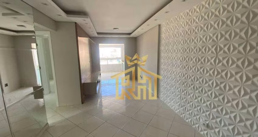 Apartamento com 2 quartos, 1 suíte no bairro de Vila Tupi em Praia Grande - SP