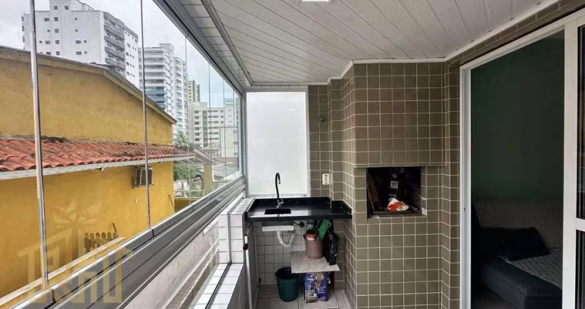 Apartamento Mobiliado - 1 dormitório - sacada com churrasqueira - Lazer - 1 vaga - Guilhermina
