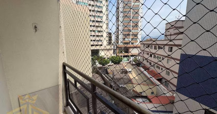 Apartamento 1 dormitório - sacada - 1 vaga - Caiçara - Praia Grande