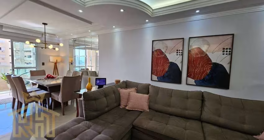 Apartamento à venda, 134 m² por r$ 870.000,00 - vila guilhermina - praia grande/sp