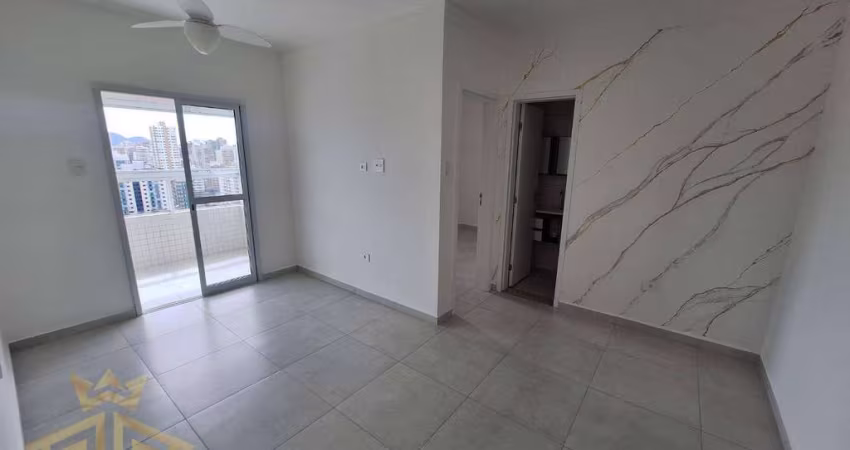 Apartamento Semi mobiliado para locação definitiva - 1 Dormitório sendo Suite - Sacada vista mar - Lazer Completo - 1 vaga - Aviação