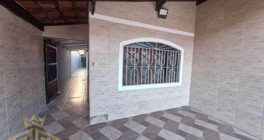 Casa Térrea para locação definitiva - 02 dormitórios (01 Suíte) - vaga 2 carros - edícula com quarto e banheiro - Guilhermina - Praia Grande