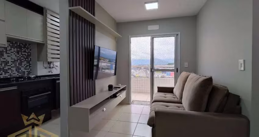 Apartamento de 2 quartos (01 suíte) no bairro de guilhermina em praia grande - sp