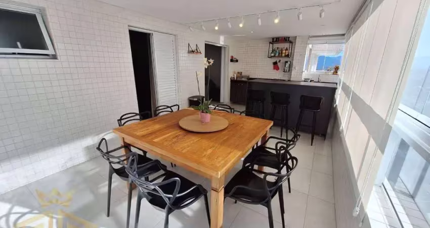 Apartamento à venda, 127 m² por r$ 1.100.000,00 - aviação - praia grande/sp