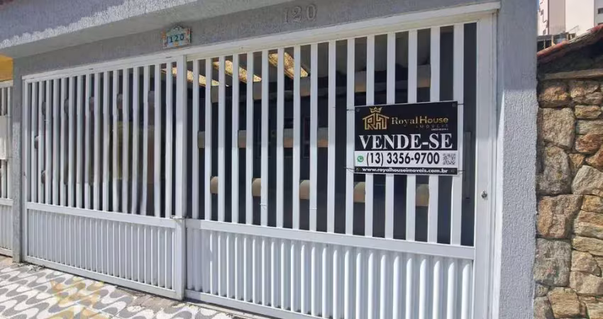 Sobrado com 3 dormitórios, 157 m² - venda por r$ 690.000 ou aluguel por r$ 5.000/mês - vila guilhermina - praia grande/sp