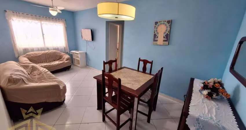 Apartamento 02 dormitórios - sacada vista mar lateral - aviação