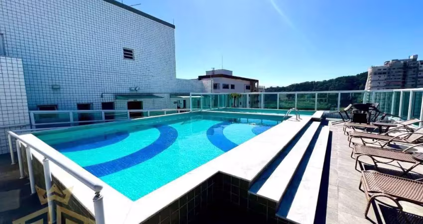 Apartamento com 2 dormitórios à venda, 84 m² por r$ 600.000,00 - canto do forte - praia grande/sp
