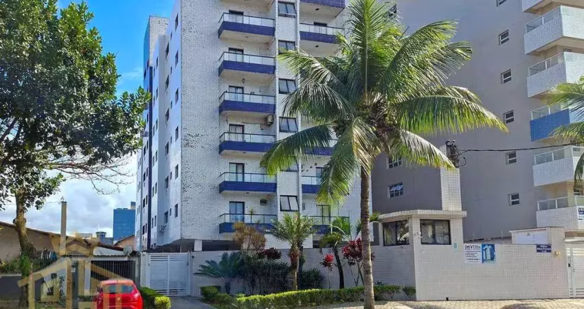 Apartamento com 1 dormitório à venda, 33 m² por r$ 255.000,00 - vila guilhermina - praia grande/sp