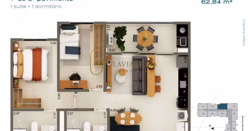 Apartamento com 2 quartos à venda na Rua Dom Hélio Paschoal, 200, Bonfim Paulista, Ribeirão Preto