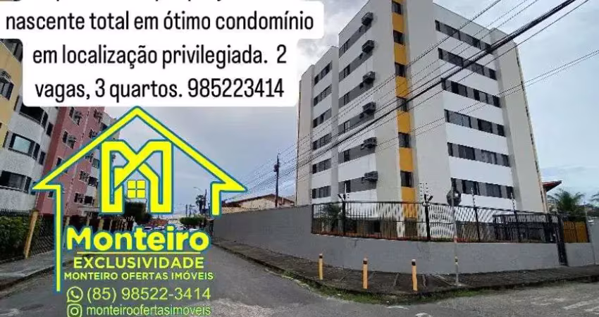 Lindo apto todo projetado excelente condomínio nascente total localização privilegiada