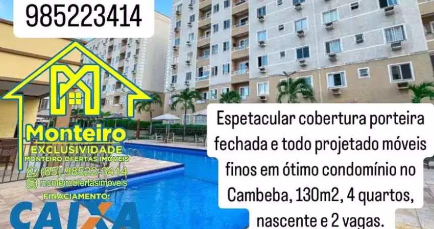 Oportunidade imperdível de uma cobertura impecável e projetada vocês finos porteira fechada