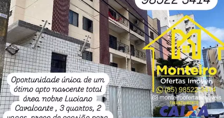 Oferta imperdível de um mega e excelente apto área nobre Luciano Cavalcante preço de ocasião.