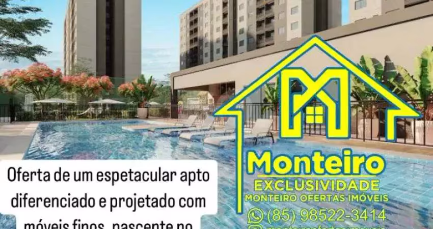 oferta um apto impecável e diferenciado projetado móveis finos lazer completo