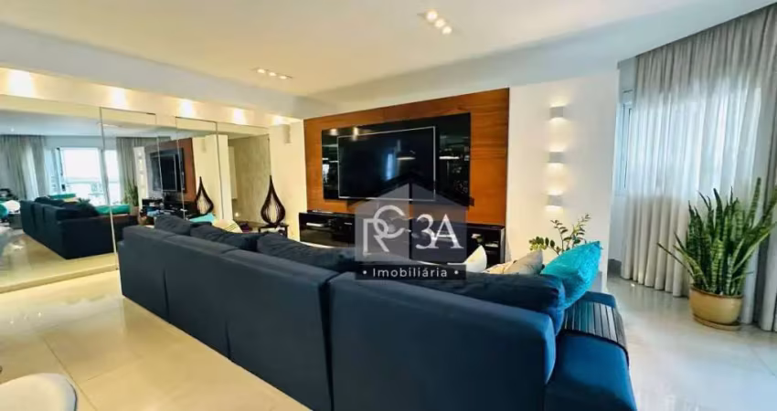 Apartamento com 2 suites e sala ampliada à venda, 131 m², 3 vagas no  anália franco - são paulo/sp