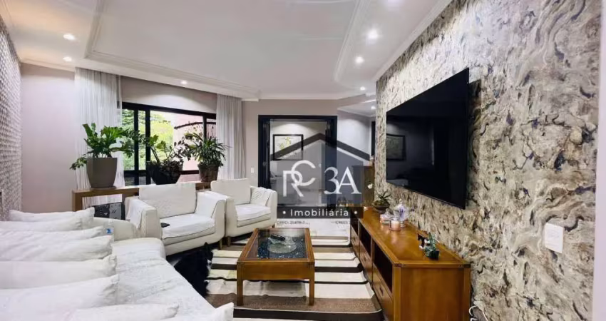 Apartamento à venda próximo ao shopping jardim anália franco com 3 suítes, 4 vagas, lazer.