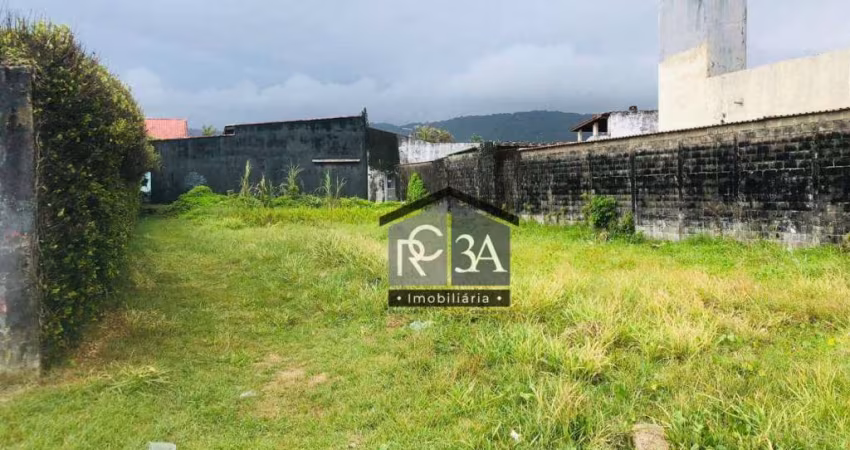 Terreno à venda, FRENTE MAR - 651 m² por R$ 479.000 - Jardim Suarão - Itanhaém/SP