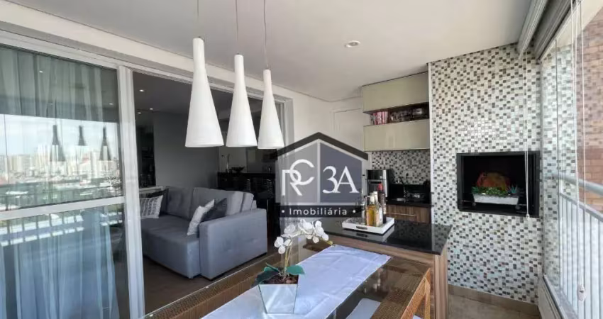 Apartamento com 3 dormitórios à venda, 87 m²  - tatuapé - são paulo/sp