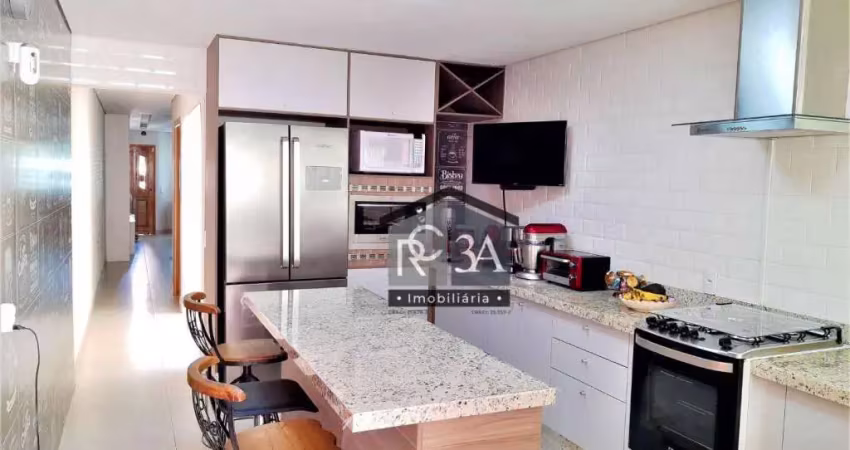 Sobrado à venda na vila formosa, 3 dormitórios, 4 vagas e área gourmet