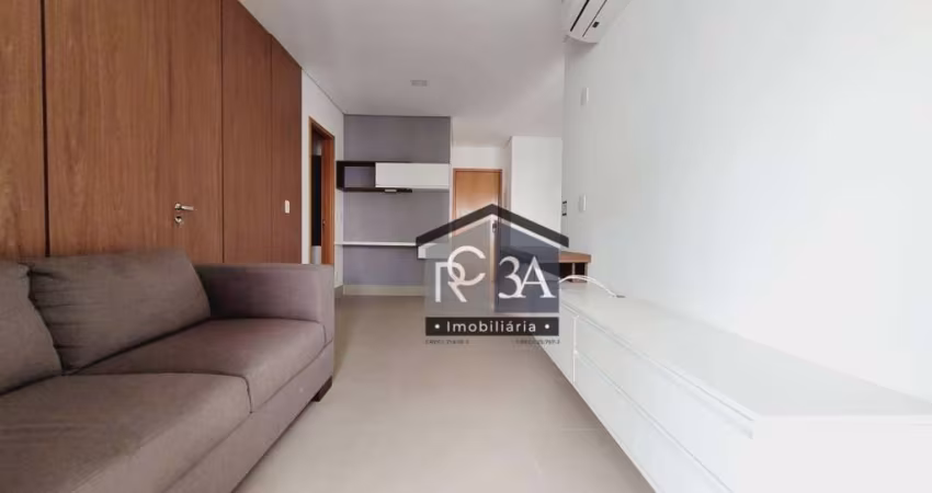 Apartamento com 1 dormitório para alugar, 55 m² por R$ 5.160,00/mês - Jardim Anália Franco - São Paulo/SP
