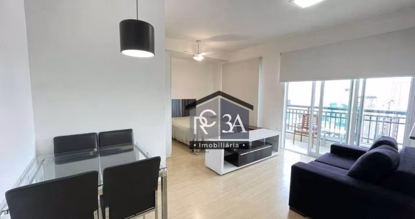 Apartamento com 1 dormitório para alugar, 40 m² por R$ 3.667,08/mês - Jardim Anália Franco - São Paulo/SP