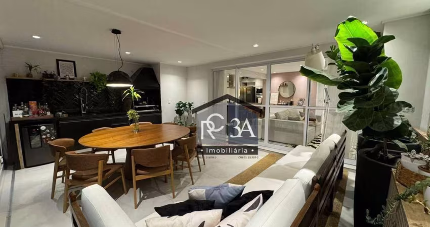 Apartamento com 3 dormitórios à venda, 123 m² por R$ 1.950.000,00 - Tatuapé - São Paulo/SP