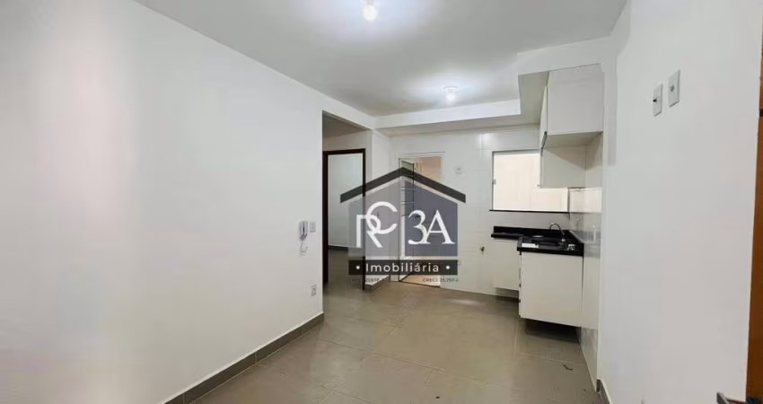 Apartamento com 2 dormitórios para alugar, 37 m² por R$ 2.030,00/mês - Vila Ivone - São Paulo/SP