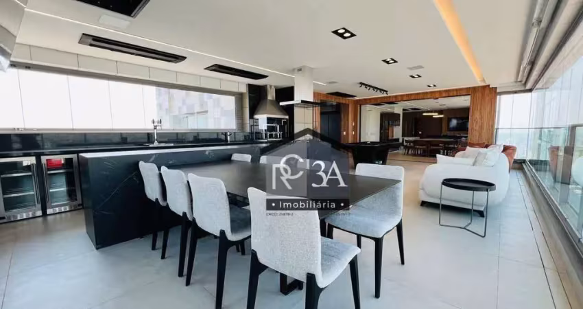 Apartamento alto padrão mobiliado e decorado para locação no Tatuapé São Paulo-SP.