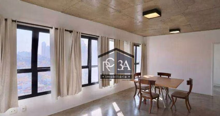 Apartamento com 1 dormitório para alugar, 70 m² - Tatuapé - São Paulo/SP