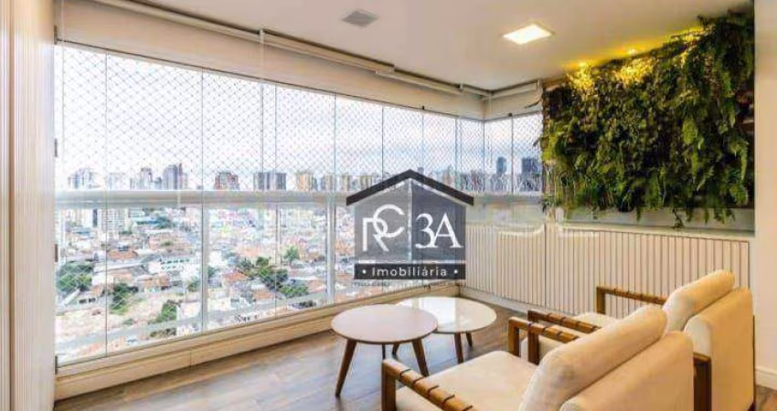 Apartamento com 2 suítes para alugar, 90 m² por R$ 8.130/mês - Tatuapé - São Paulo/SP