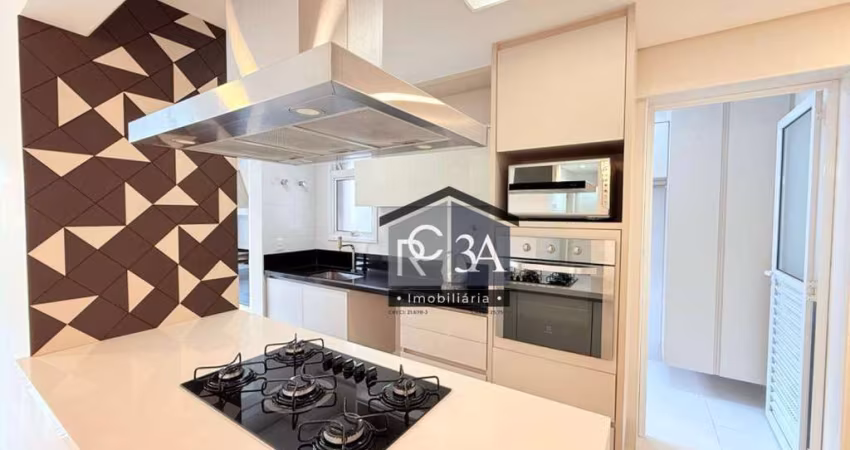 Apartamento com 3 dormitórios para alugar, 104 m² , 2 vagas- Tatuapé - São Paulo/SP