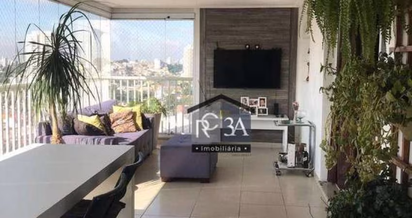 Apartamento com 3 dormitórios para alugar, 137 m² por R$ 11.057,61/mês - Água Rasa - São Paulo/SP