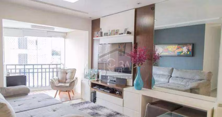 Apartamento com 3 dormitórios à venda, 82 m²- Vila Regente Feijó - São Paulo/SP