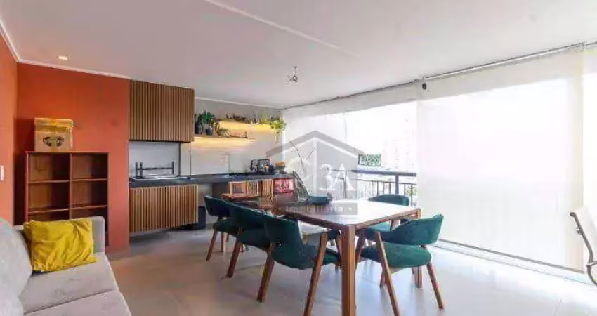 Apartamento com 3 dormitórios à venda, 123 m² - tatuapé - são paulo/sp
