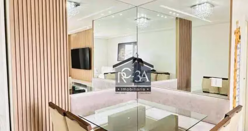 Apartamento com 3 dormitórios, 1 suíte à venda, 76 m², 3 vagas com varanda gourmet - anália franco - são paulo/sp