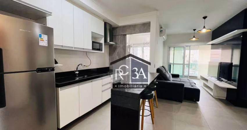 Apartamento com 1 dormitório à venda, 55 m² por R$ 850.000,00 - Jardim Anália Franco - São Paulo/SP