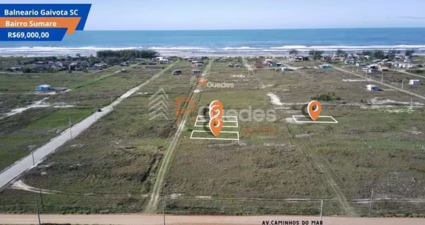 Terrenos à venda no bairro sumaré – balneário gaivota/sc