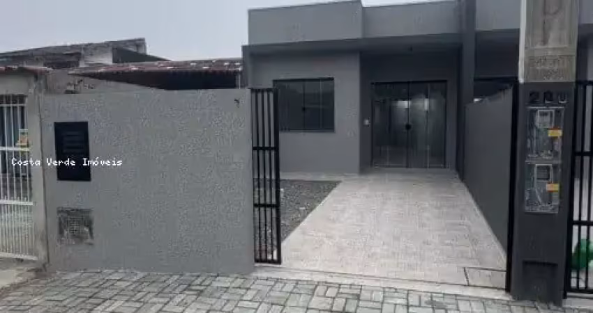 Casa geminada com 2 dormitórios no bairro machados em navegantes/sc
