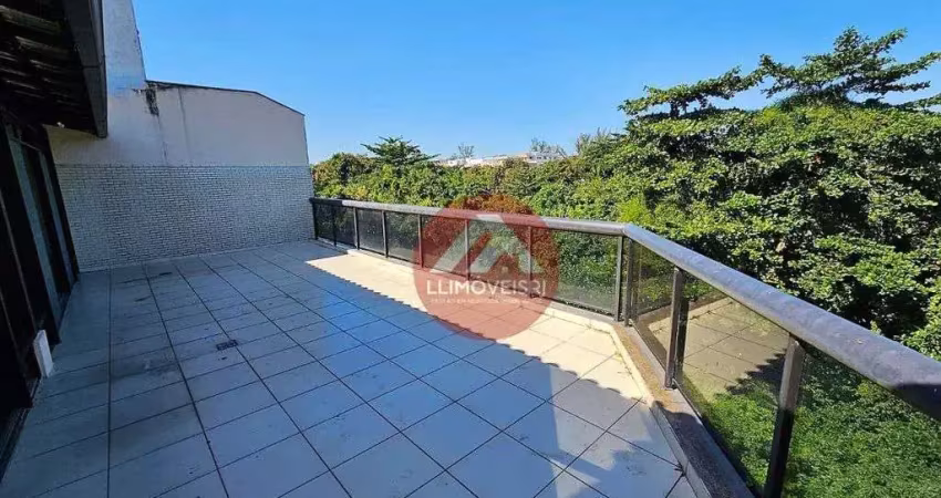 Cobertura a venda no recreio com 3 quartos, mais dependência. 162m, 2 vagas.