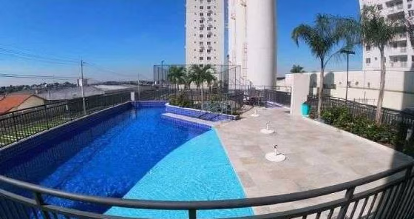 Dez Nova Iguaçu, 2 quartos com varanda e vaga. Andar alto e lazer completo.