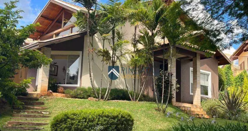 Casa com 3 dormitórios à venda, 400 m² por r$ 1.900.000,00 - condomínio moinho do vento - valinhos/sp