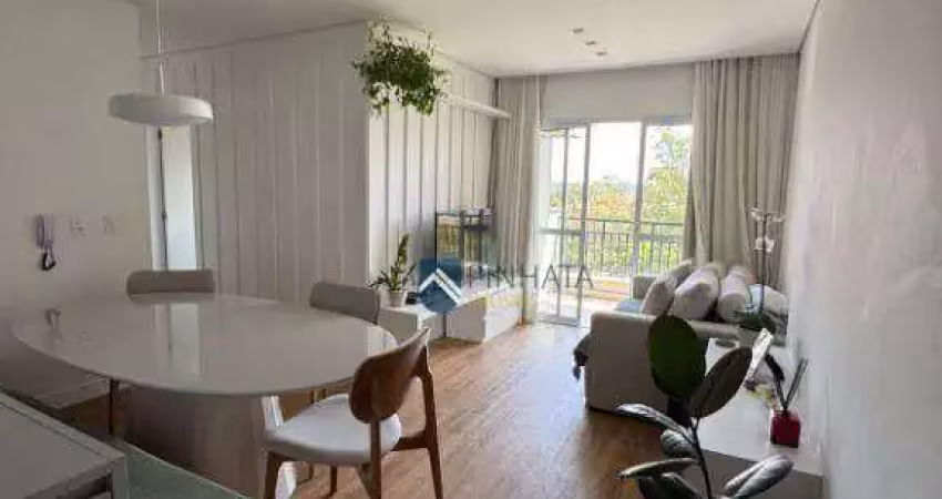 Apartamento com 2 dormitórios para alugar, 75 m² por r$ 5.000,00/mês - residencial vila garibaldi - vinhedo/sp