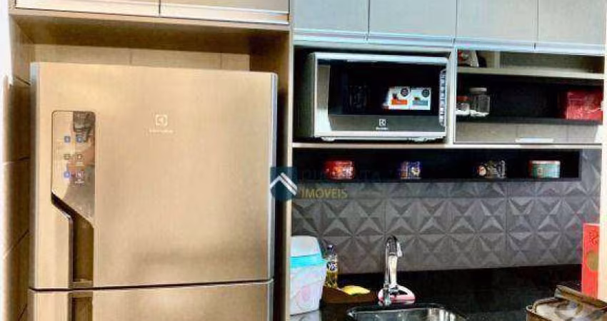 Apartamento com 2 dormitórios para alugar, 47 m² por r$ 2.372,00/mês - condomínio residencial verona - valinhos/sp