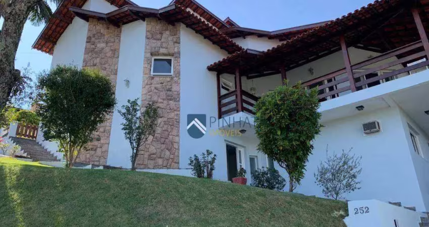 Casa com 4 quartos sendo 2 suites, 416 m² -  condomínio estância marambaia - vinhedo/sp