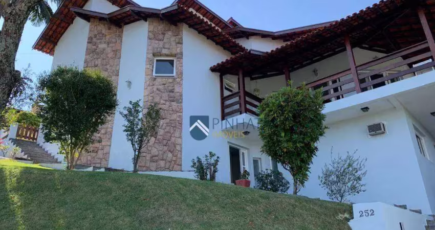 Casa com 4 quartos sendo 2 suites, 416 m² -  condomínio estância marambaia - vinhedo/sp