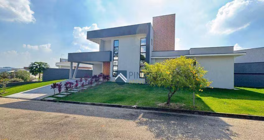 Casa com 3 dormitórios, 190 m² - venda por r$ 1.750.000 ou aluguel por r$ 9.750/mês - condomínio via castelli - louveira/sp