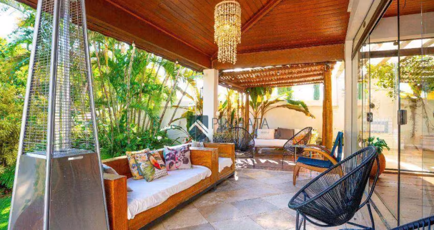 Casa cinematográfica frente ao lago no vista alegre, 5 suítes, piscina e vista deslumbrante