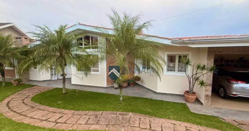 'casa de alto padrão no condomínio marambaia – 5 quartos, gourmet completo e piscina - vinhedo /sp