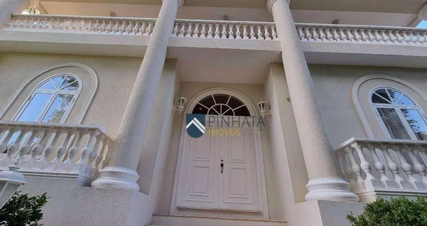 Casa com 3 dormitórios à venda, 1125 m² por r$ 5.500.000,00 - condomínio fazenda são joaquim - vinhedo/sp