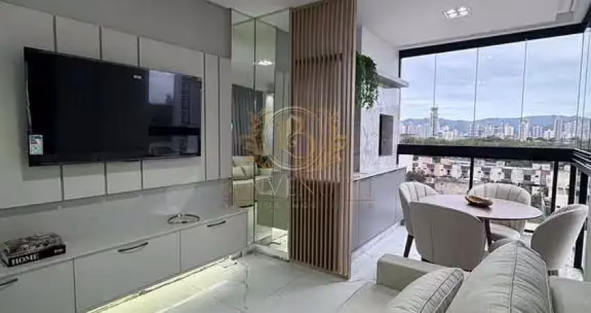Mobiliado 74m² 2 suítes 1 vaga na meia praia em itapema - sc